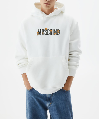 Unisex  Moschino Embroidered Hoodie