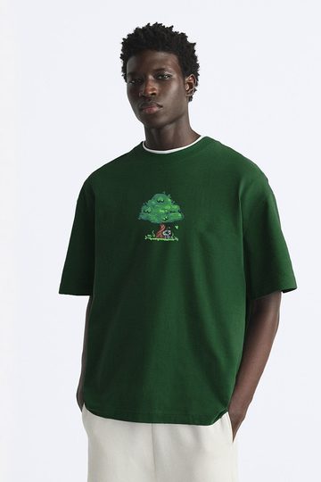 Robot Embroidered T-Shirt
